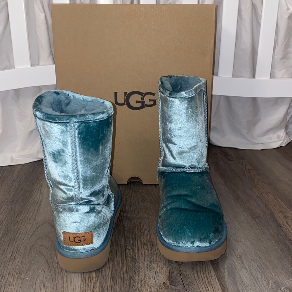 UGG Teal Velvet Winter Boots